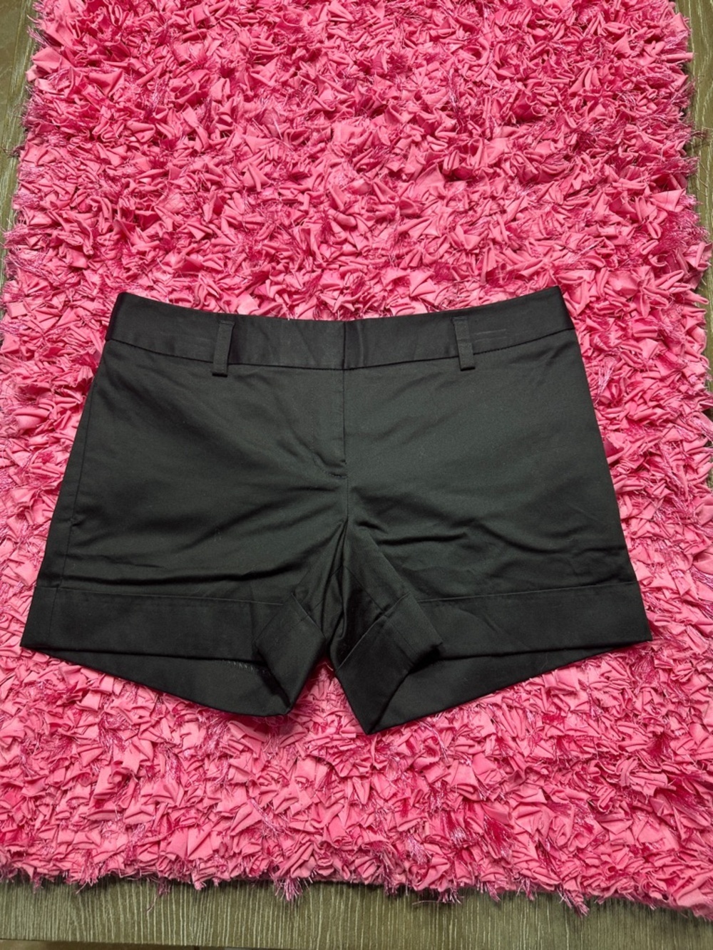 Express Black High-Waist Tailored Shorts